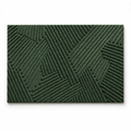 Green non-slip door mat