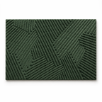 Green non-slip door mat