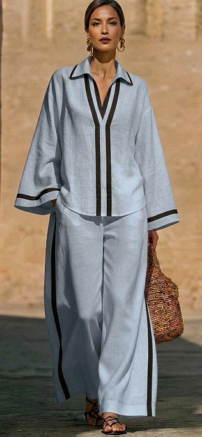 ÉRA Collection | Linen Set with Premium Knit Texture | Effortless Summer Chic for Everyday Style
