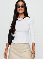 Eco Chic | Women's Top with Boat Neckline & Relaxed Fit | Comfortable Stretch for Everyday Wear