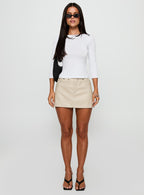 Eco Chic | Women's Top with Boat Neckline & Relaxed Fit | Comfortable Stretch for Everyday Wear