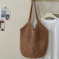 Eco Collection | Crochet Mesh Tote Bag with Lightweight Design | Versatile Carrying Solution for Everyday Use