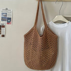 Eco Collection | Crochet Mesh Tote Bag with Lightweight Design | Versatile Carrying Solution for Everyday Use