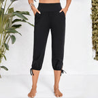 Effortless Style | Women's Linen Pants with High Waist Design | Breathable Casual Trousers for Warm Weather