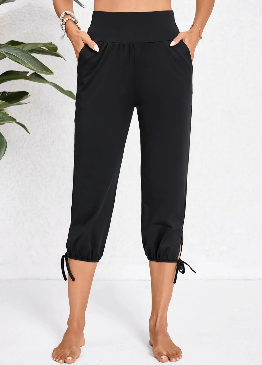 Effortless Style | Women's Linen Pants with High Waist Design | Breathable Casual Trousers for Warm Weather