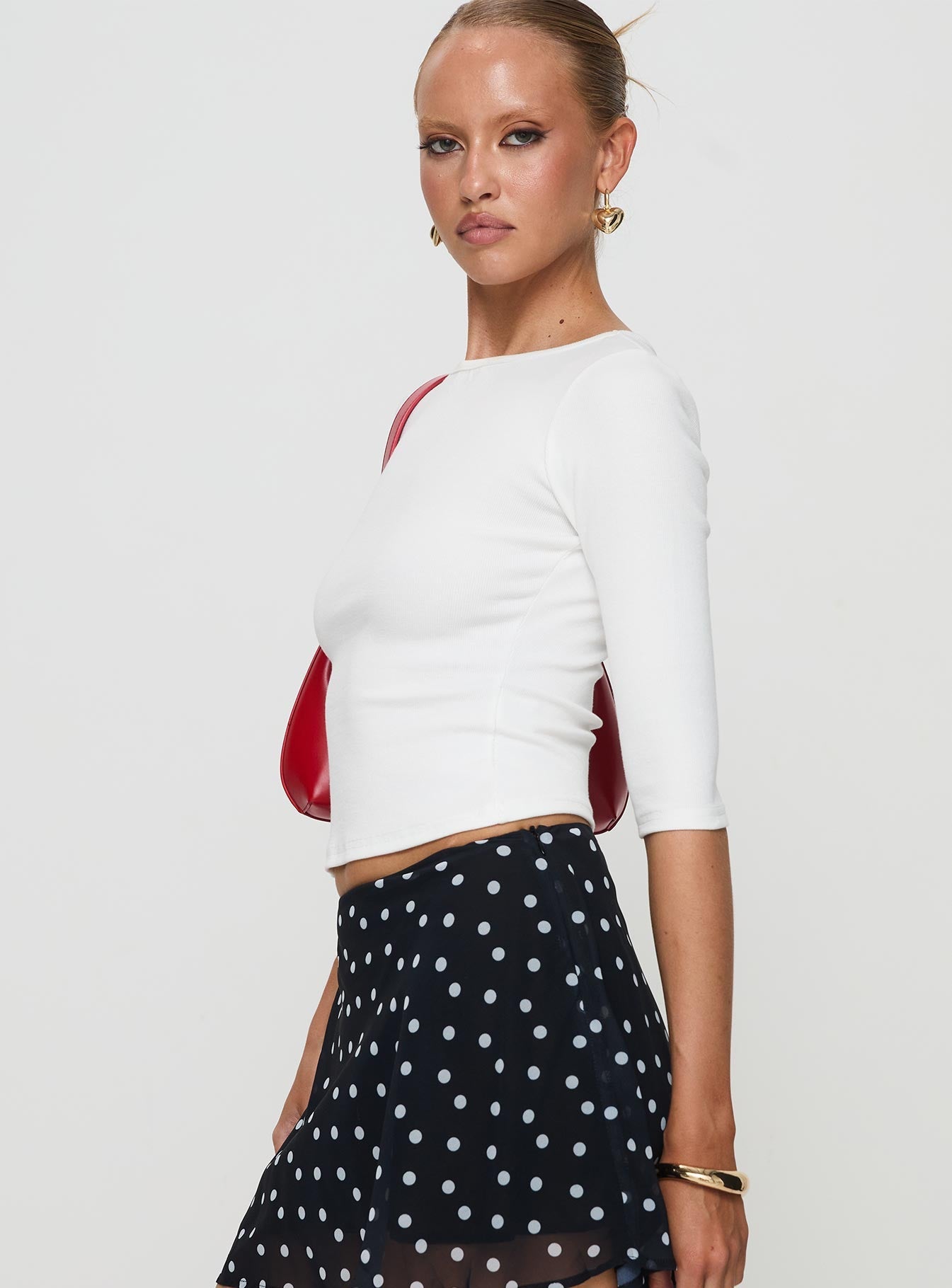 Elaia | Women's Top with Ribbed Fabric & Relaxed Fit | Comfortable Stretch for Everyday Wear