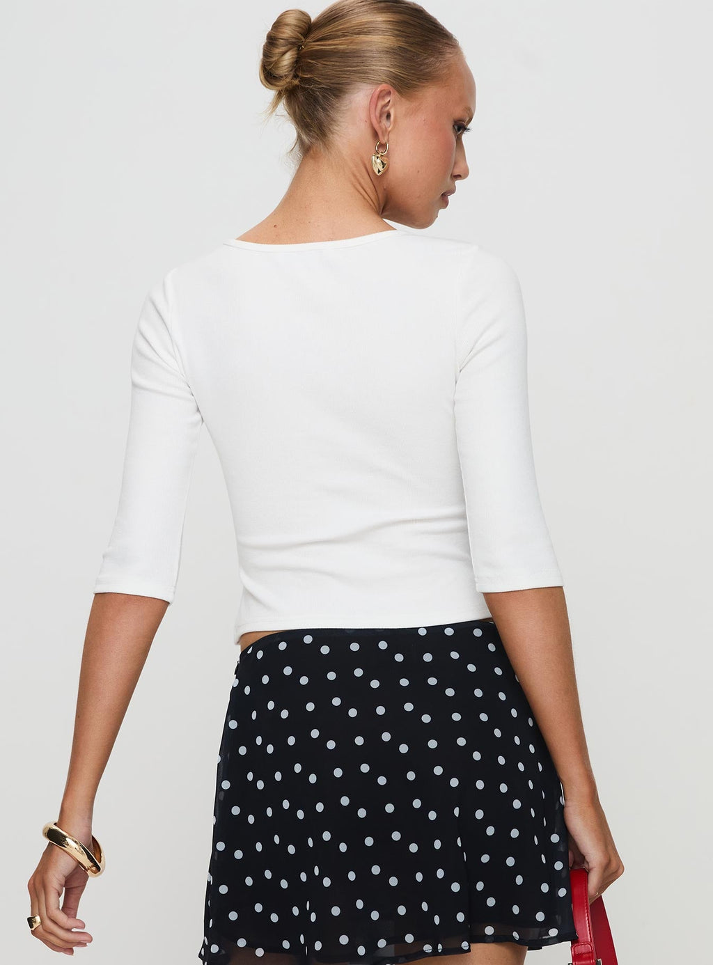 Elaia | Women's Top with Ribbed Fabric & Relaxed Fit | Comfortable Stretch for Everyday Wear