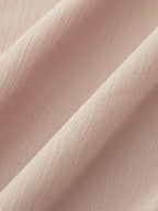 Chiffon Ruffle Mock-Neck Dress — Long Sleeve
