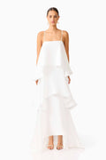 Elegant Collection | Maxi Dress for Women with Adjustable Straps | Flared Tiered Design for Effortless Style