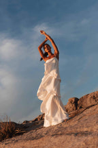 Elegant Collection | Maxi Dress for Women with Adjustable Straps | Flared Tiered Design for Effortless Style