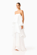 Elegant Collection | Maxi Dress for Women with Adjustable Straps | Flared Tiered Design for Effortless Style