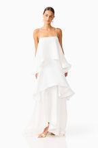 Elegant Collection | Maxi Dress for Women with Adjustable Straps | Flared Tiered Design for Effortless Style