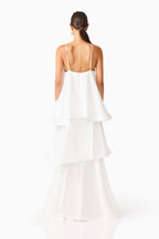 Elegant Collection | Maxi Dress for Women with Adjustable Straps | Flared Tiered Design for Effortless Style