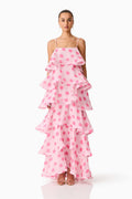 Elegant Collection | Maxi Dress for Women with Adjustable Straps | Lightweight Georgette for Effortless Style
