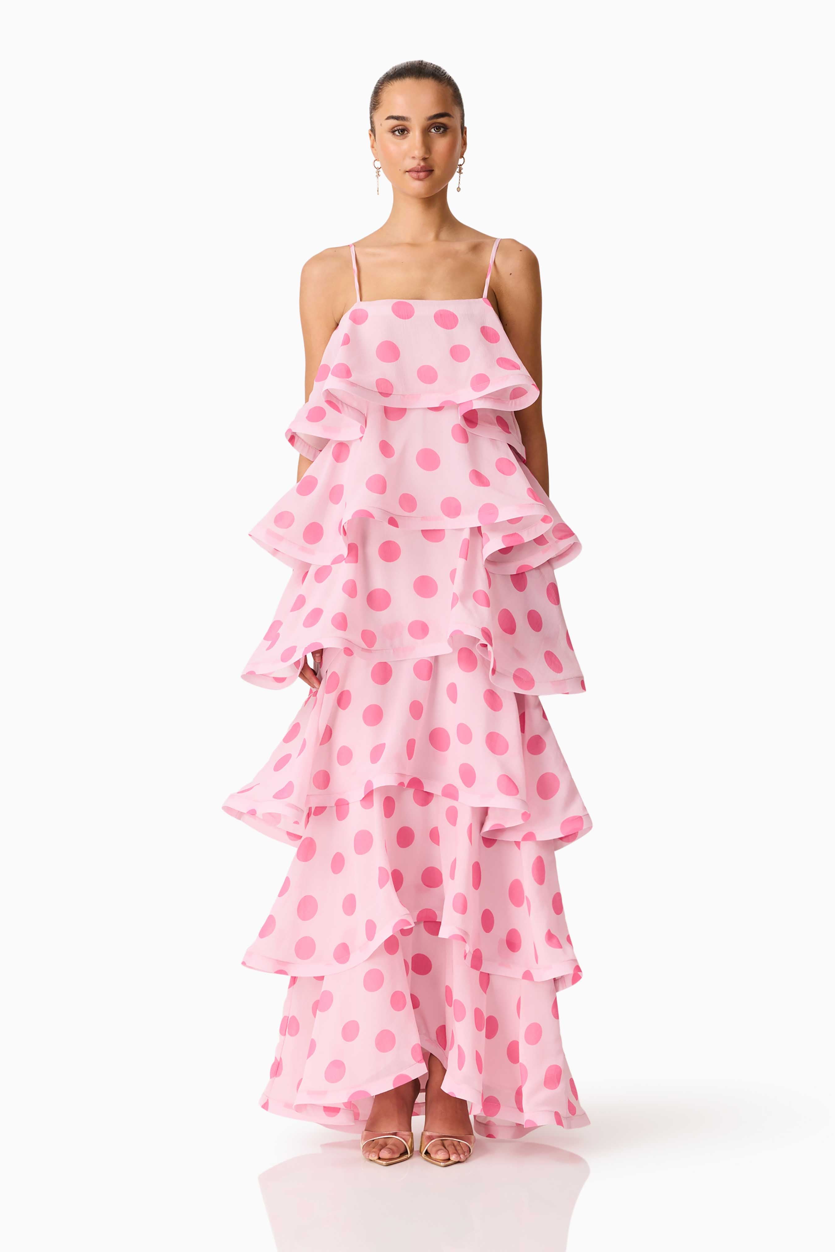 Elegant Collection | Maxi Dress for Women with Adjustable Straps | Lightweight Georgette for Effortless Style
