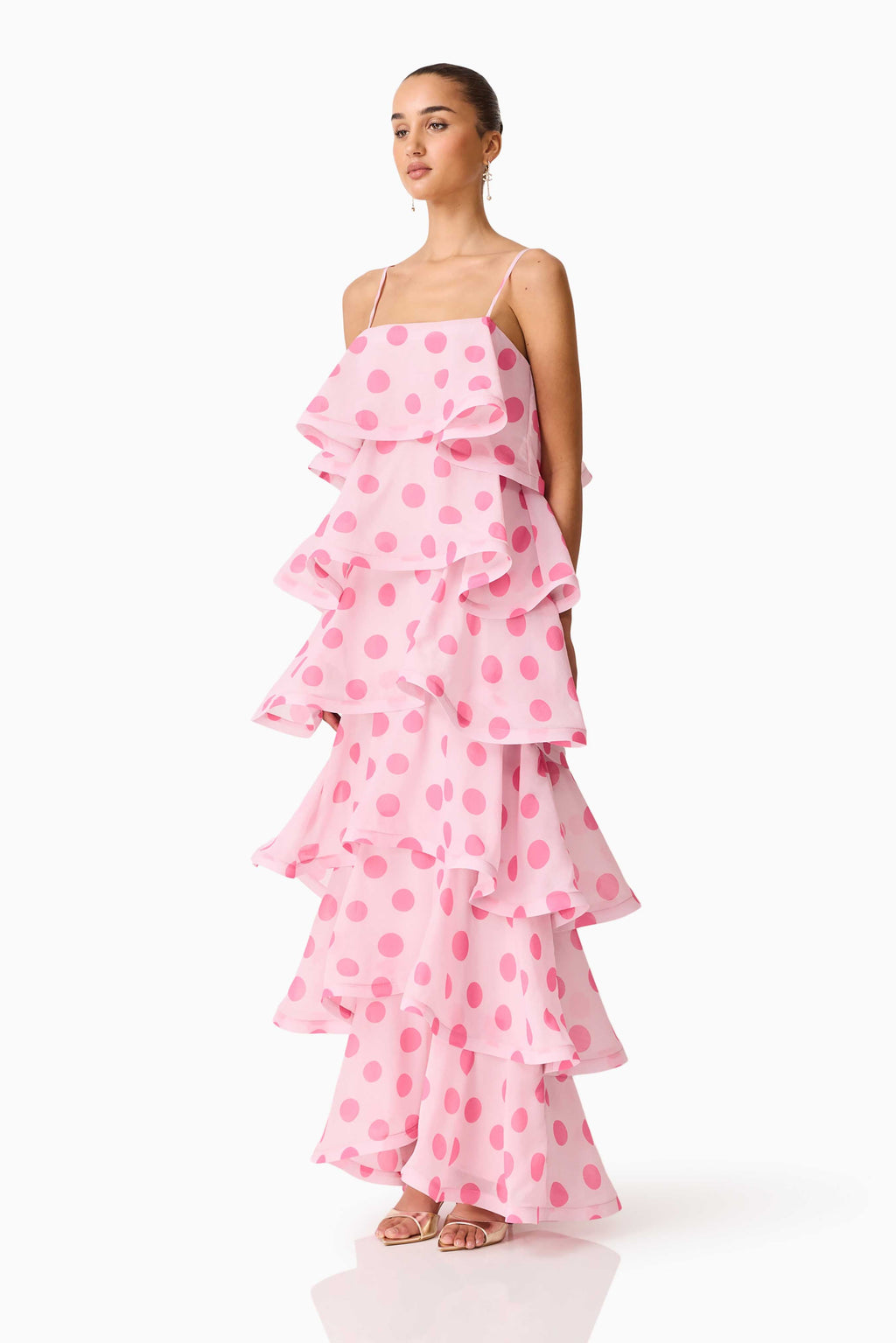 Elegant Collection | Maxi Dress for Women with Adjustable Straps | Lightweight Georgette for Effortless Style