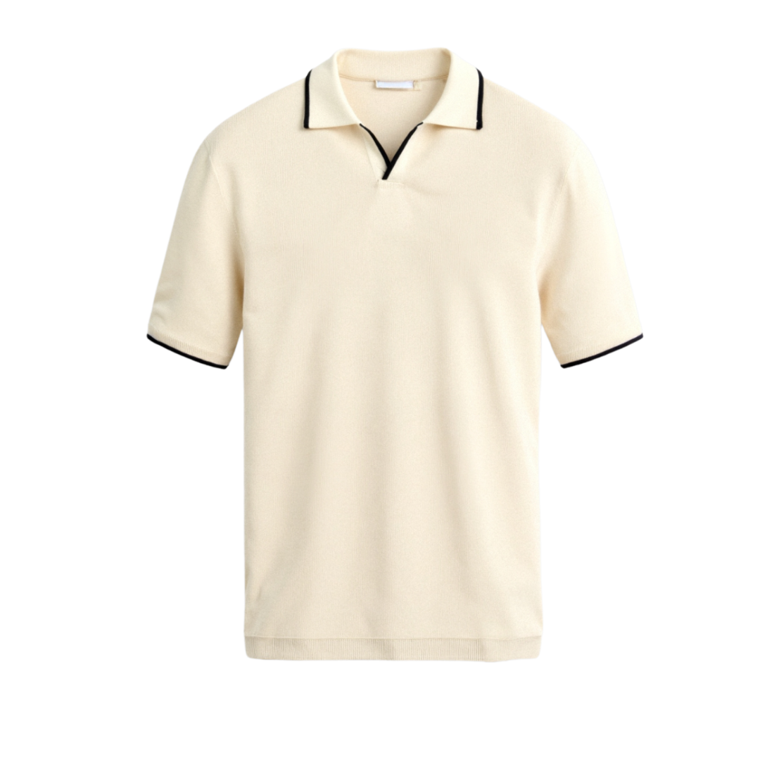 Polo T Shirt Men with Slim Fitted Design – Breathable Cotton