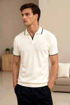 Polo T Shirt Men with Slim Fitted Design – Breathable Cotton