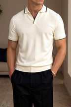 Polo T Shirt Men with Slim Fitted Design – Breathable Cotton