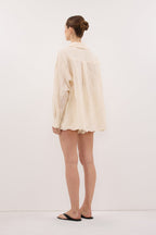 Elegant Collection | Women's Shirt with Embroidered Design | Relaxed Fit for Everyday Comfort