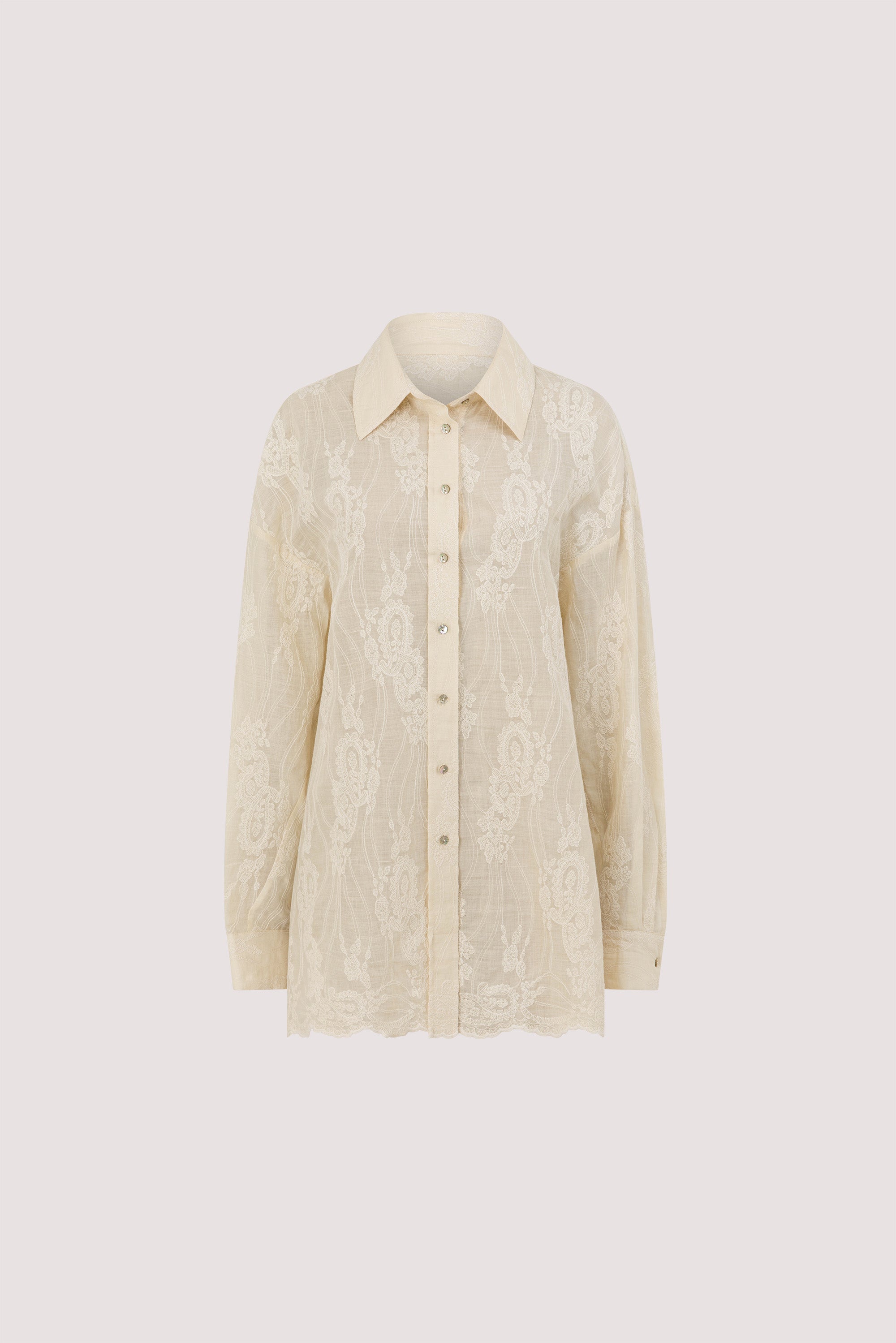 Elegant Collection | Women's Shirt with Embroidered Design | Relaxed Fit for Everyday Comfort