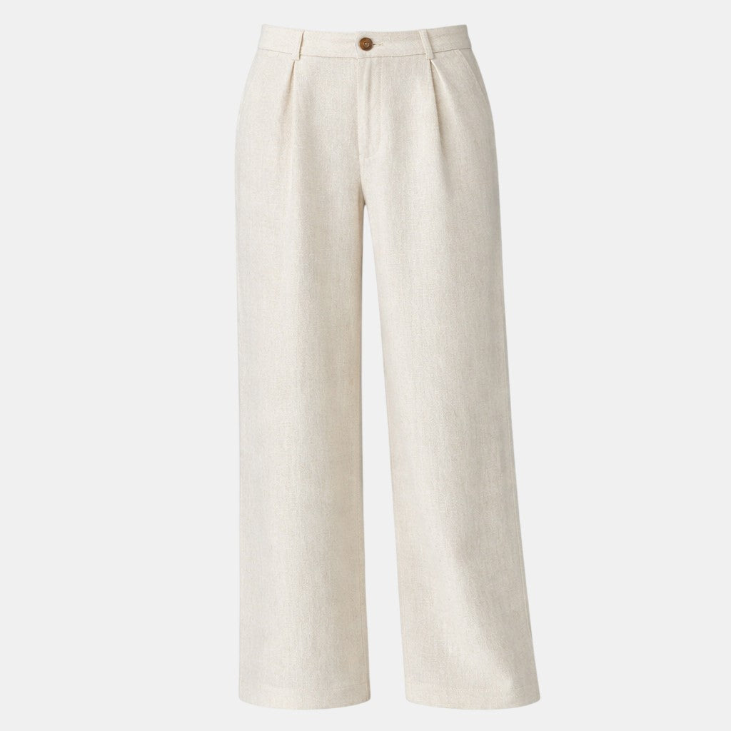 Elegant Collection | Women's Wide Leg Trousers with High-Rise Fit | Stylish Black Palazzo Pants for Everyday Elegance