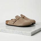 Elegant Comfort | Men's Clogs with Soft Suede Leather & All-Leather Insole | Stylish Loafers for Everyday Comfort