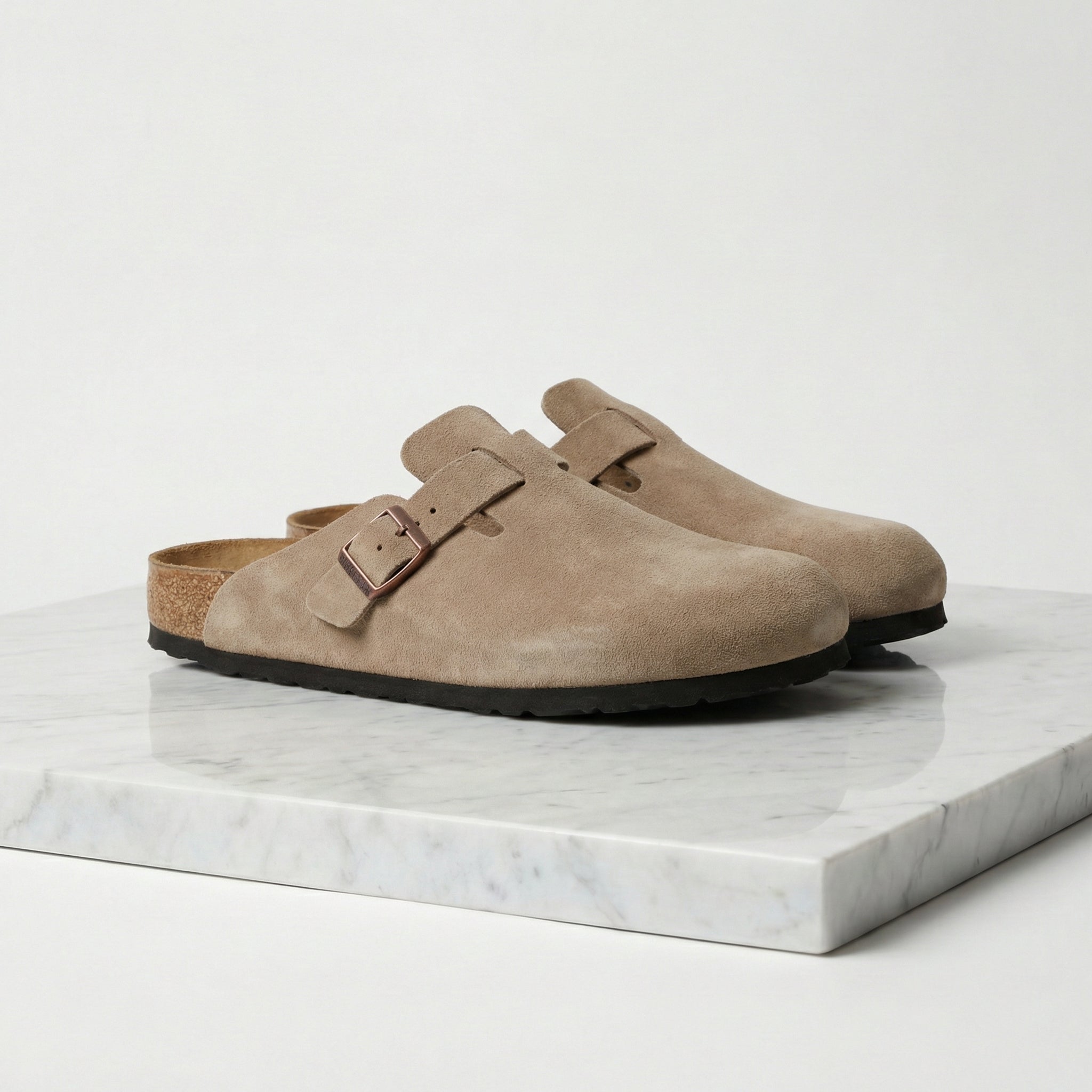 Elegant Comfort | Men's Clogs with Soft Suede Leather & All-Leather Insole | Stylish Loafers for Everyday Comfort