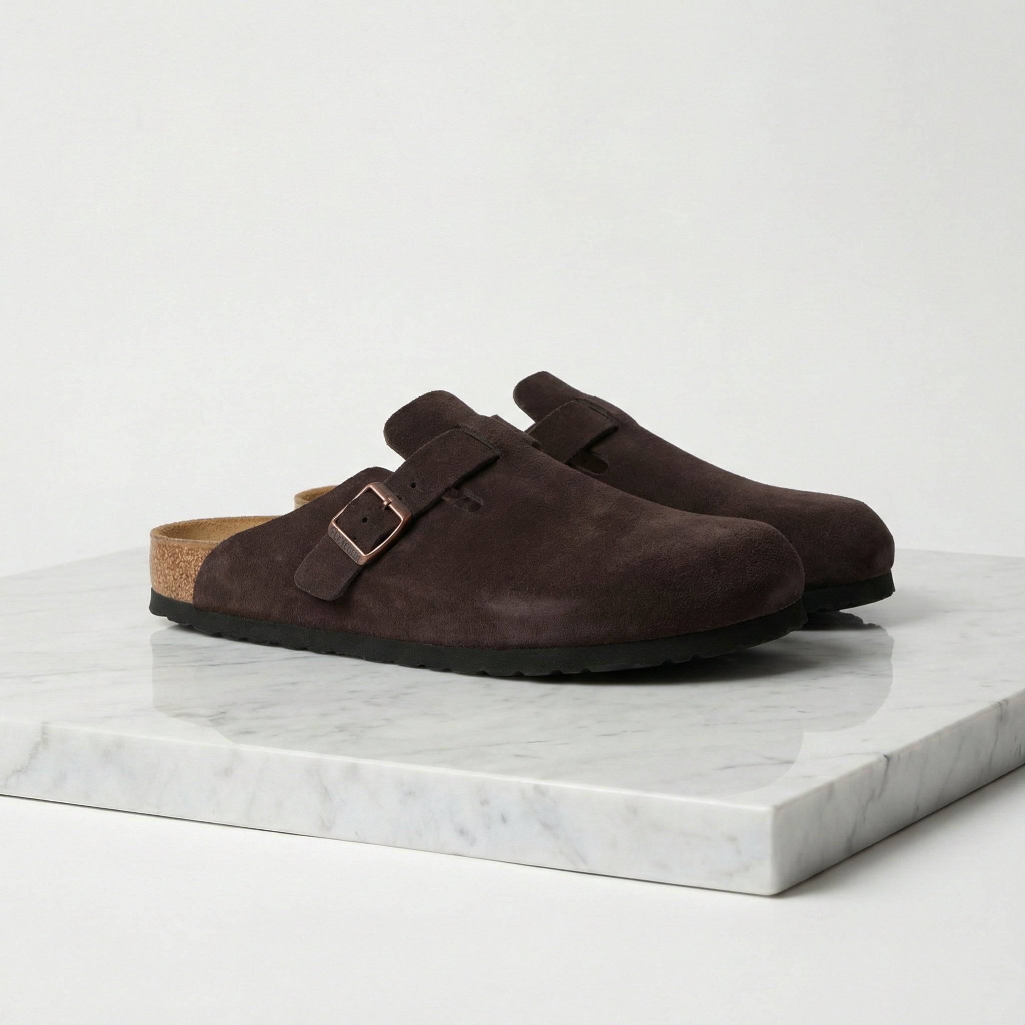 Elegant Comfort | Men's Clogs with Soft Suede Leather & All-Leather Insole | Stylish Loafers for Everyday Comfort