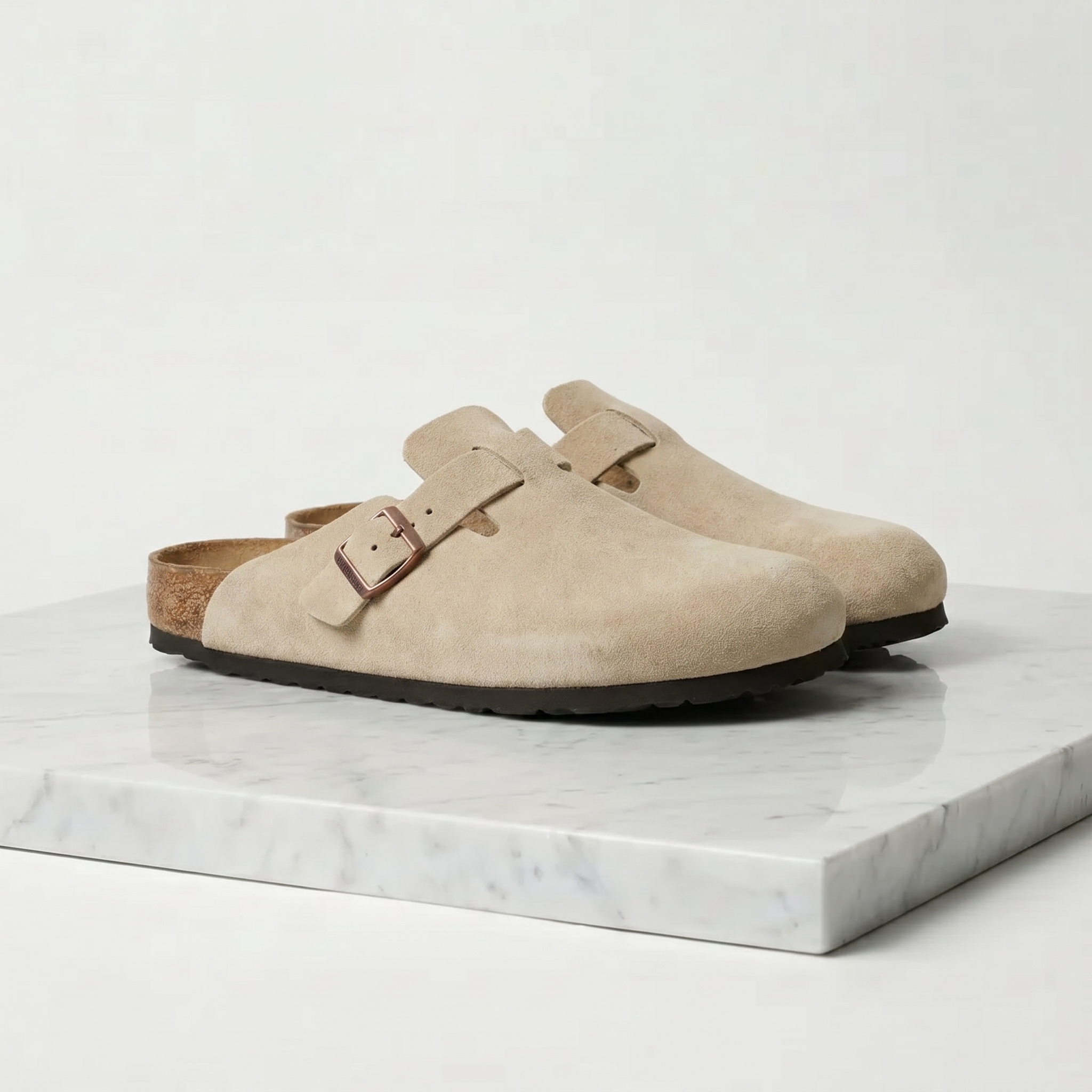Elegant Comfort | Men's Clogs with Soft Suede Leather & All-Leather Insole | Stylish Loafers for Everyday Comfort