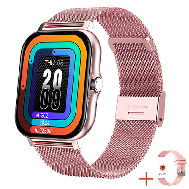 Women's Fitness Smartwatch — Activity & Heart-Rate Tracker
