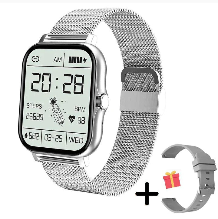 Women's Fitness Smartwatch — Activity & Heart-Rate Tracker