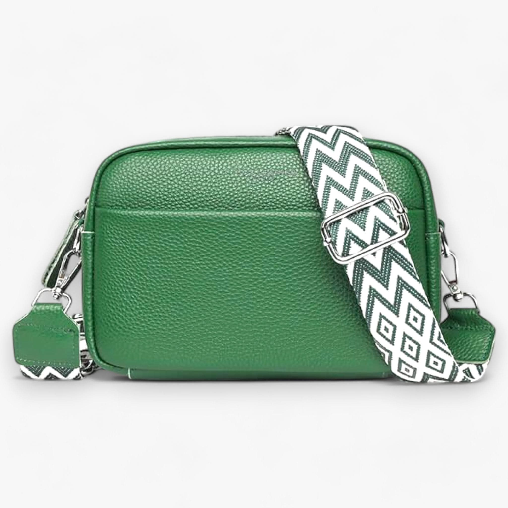 Elegant Leather Crossbody Bag with Adjustable Strap | Stylish Purse for Hands-Free Convenience