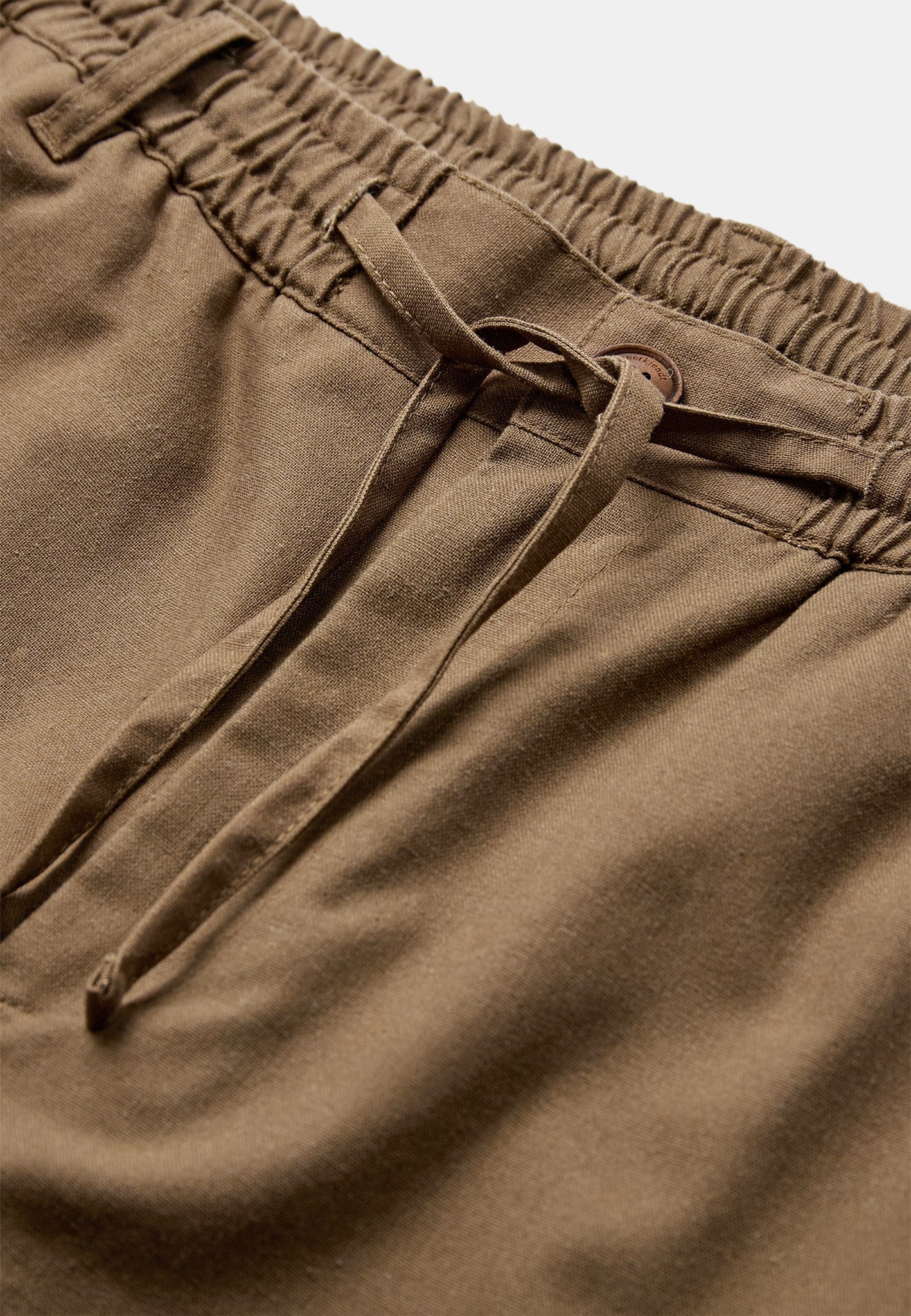 Elegant Linen Blend Pants with Drawstring Waist | Comfortable Everyday Fit