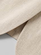 Elegant Linen Blend Suit Set with Tailored Blazer & Trousers for Stylish Comfort