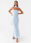 Women's Elegant Maxi Dress | Strapless Chiffon Dress with Asymmetrical Skirt | Perfect for Evening Events - Women's | Ma 0