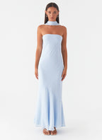 Women's Elegant Maxi Dress | Strapless Chiffon Dress with Asymmetrical Skirt | Perfect for Evening Events - Women's | Ma 1