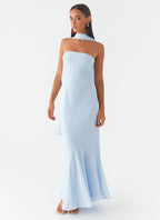 Women's Elegant Maxi Dress | Strapless Chiffon Dress with Asymmetrical Skirt | Perfect for Evening Events - Women's | Ma 5