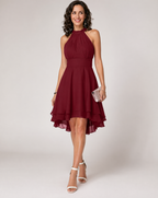 Tiered Midi Dress — Flowy Layered Skirt