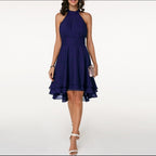 Tiered Midi Dress — Flowy Layered Skirt