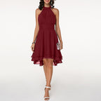 Tiered Midi Dress — Flowy Layered Skirt