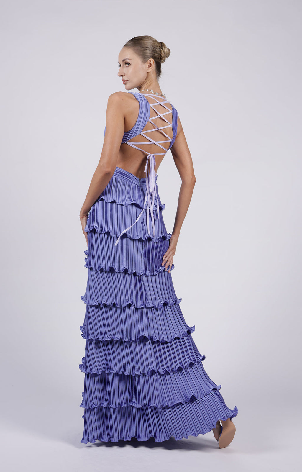 Elegant Prom Dress | V-Neck Cutout Design with Side Split for Glamorous Style