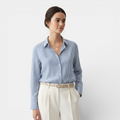 Elegant Striped Women's Shirt with Relaxed Fit | Breathable Fabric for Effortless Style