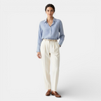 Elegant Striped Women's Shirt with Relaxed Fit | Breathable Fabric for Effortless Style
