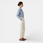Elegant Striped Women's Shirt with Relaxed Fit | Breathable Fabric for Effortless Style