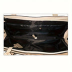 Elegant Vegan Leather Handbag with Structured Design & Detachable Strap for Stylish Everyday Use