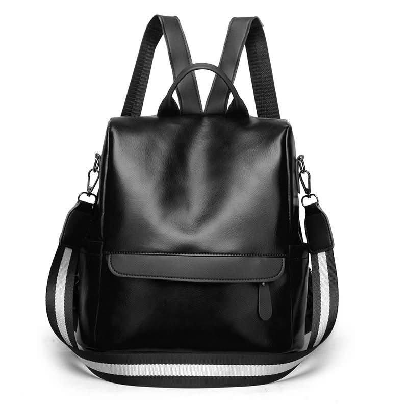 Elegant Vegan Leather Travel Backpack with Spacious Interior for Effortless Organization