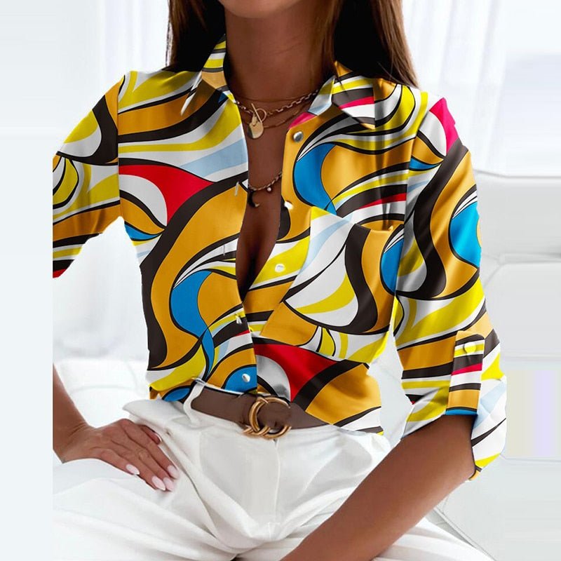 Elisa Collection | Blouse for Women with Classic Collar Design | Versatile Top for Timeless Elegance