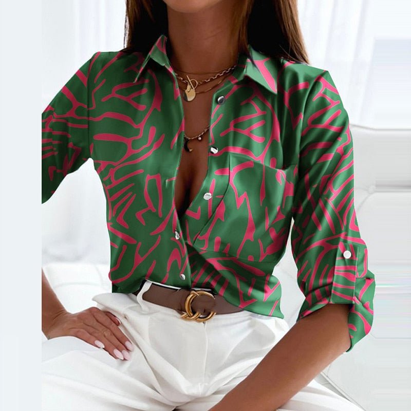 Elisa Collection | Blouse for Women with Classic Collar Design | Versatile Top for Timeless Elegance