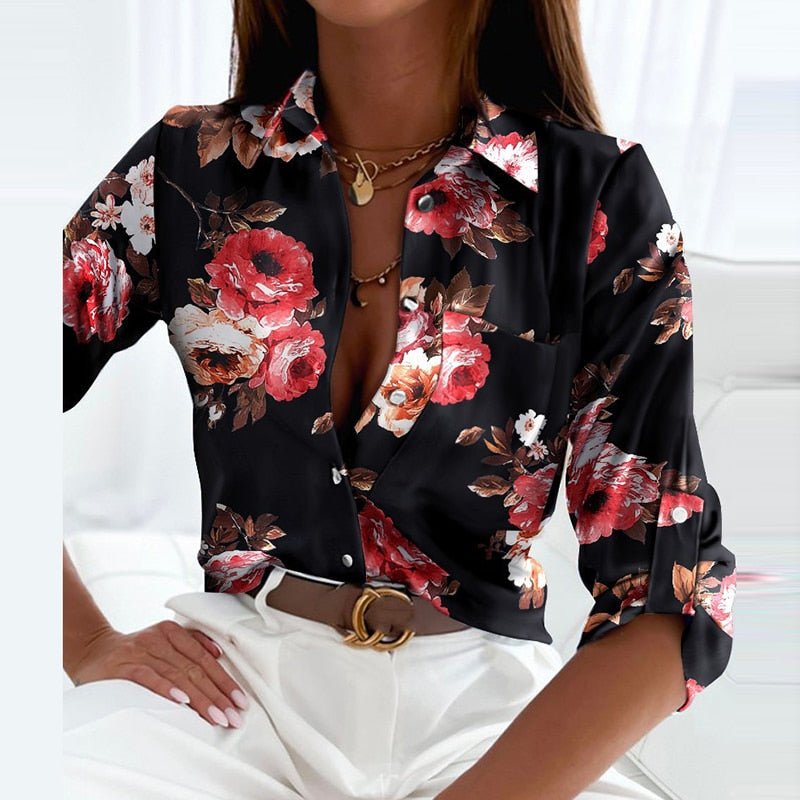 Elisa Collection | Blouse for Women with Classic Collar Design | Versatile Top for Timeless Elegance